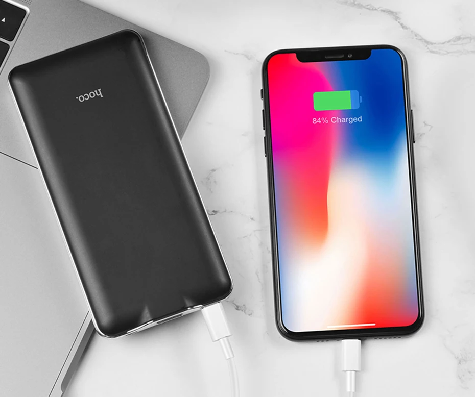 HOCO 10000 мАч Внешний аккумулятор 18 Вт usb type C PD Быстрая зарядка+ быстрая зарядка 3,0 2,0 USB внешний аккумулятор для iPhone samsung