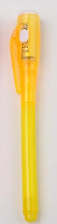 yellow A Корейские канцелярские принадлежности креативное исчезновение магии ручка УФ-светильник ручка с невидимыми чернилами Забавный маркер ручка школьные принадлежности для детей - Цвет: yellow A