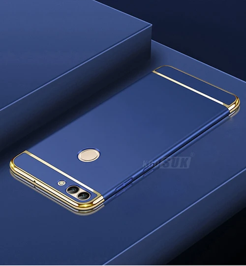 Blue Умный чехол huawei P для huawei P, роскошный Ультратонкий чехол для задней панели телефона, полный защитный чехол для huawei P, умный чехол - Цвет: Blue