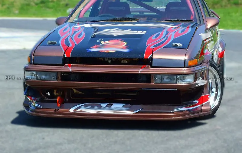 FRP бампер для Toyota AE86 Trueno MBT2 стиль стекловолокно передний Корпус Комплект тюнинг