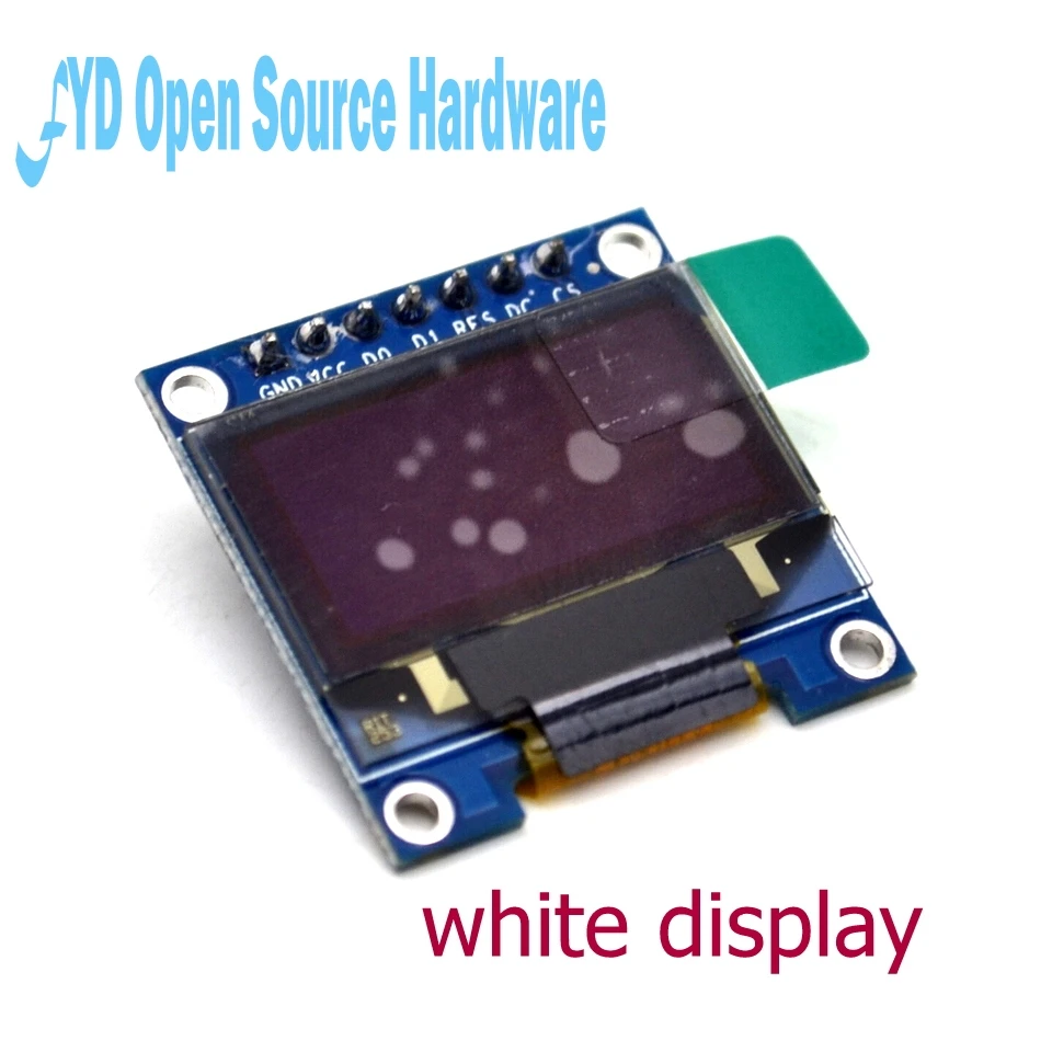 1 шт. 0 96 дюйма 128*64 ЖК SPI/IIC OLED белый дисплей модуль 7pin|spi module|oled display modulespi lcd module |