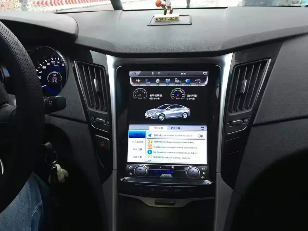 10,4 ''вертикальный экран Tesla стиль Android 8,1 автомобильный DVD gps навигатор плеер радио для hyundai sonata 2012 2013 PX6 CARPLAY