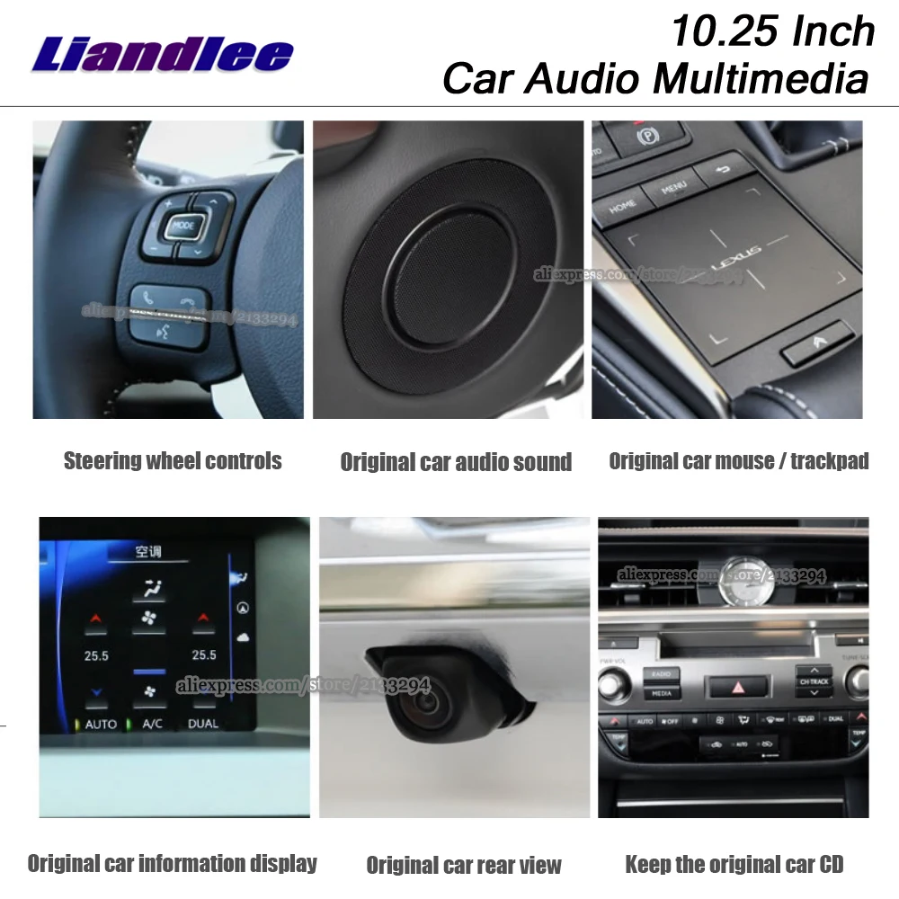 Liandlee 10,2" Android для Lexus RX 270 RX 350 AL10 2008~ стерео экран мышь BT Carplay карта gps Navi навигация Мультимедиа