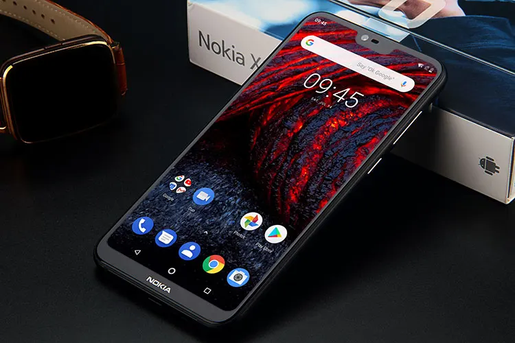 Мобильный телефон Nokia X6/6,1 plus, 6+ 64G, Восьмиядерный процессор Snapdragon 636, 5,8 дюймов, FHD, Мп+ Мп, камера, сканер отпечатков пальцев, смартфон