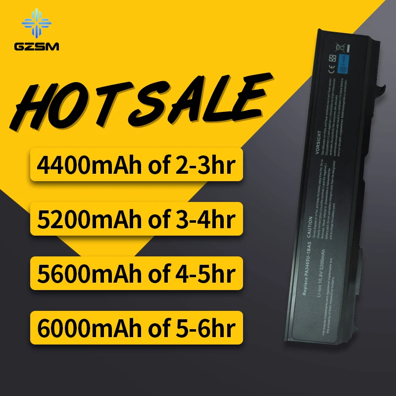 HSW ноутбук аккумулятор для Toshiba PA3465U 1BRS 1BAS PABAS069 PA3451U PA3457U PABAS067 спутниковый A100