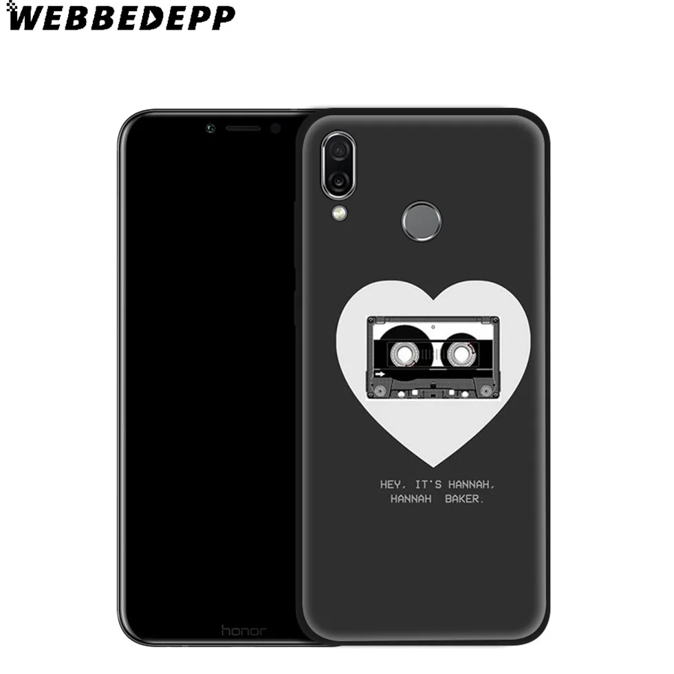 WEBBEDEPP тринадцать причин почему мягкий чехол для Huawei P8 P9 P10 P20 P30 Lite Pro P Smart Z Plus 2019 Y6
