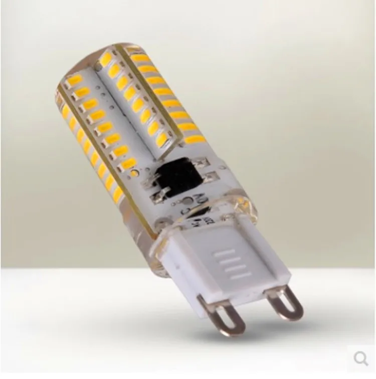 5 шт. 220V G9 6W 7W 9W SMD 2835 силиконовые светодиодный кукурузная лампа 360 Угол луча СВЕТОДИОДНЫЙ светильник Светодиодный прожектор для Люстра висячая лампа Теплый Холодный белый