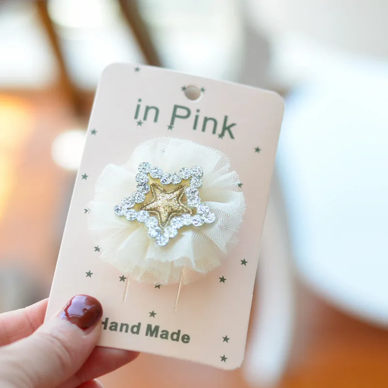 New Star Hairpin For Kids Children Quality Hair Accesory Candy Color Jewelry Hair Clips Wedding Hairpin A57