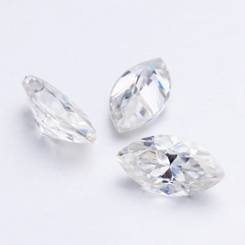 Moissanite Горячая продажа marquise 4*2 мм E/F ясность модные моиссаниты камни для ювелирных