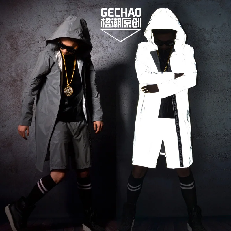 

M-6XL! Мужская певица для ночного клуба DSDJDS fashion show GD, ультраотражающая накидка, танцевальные костюмы для бара