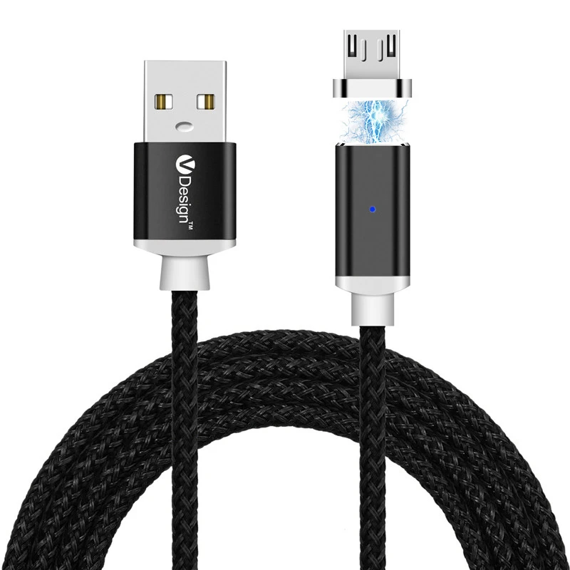1/2/3 М Micro USB зарядный кабель Магнитный для Xiaomi Huawei Android Быстрая зарядка провод Samsung