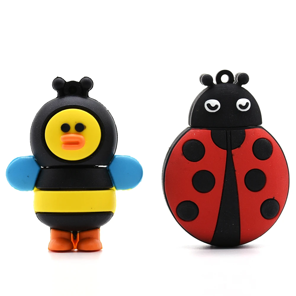 Новинка 2017 дизайн милые носочки с Божьими коровками флэш накопитель Жук карту