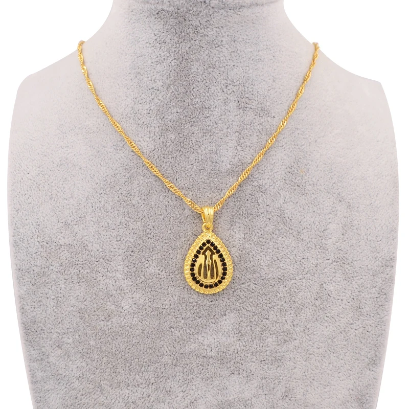 Арабское мусульманское религиозное женское ожерелье с подвеской из горного