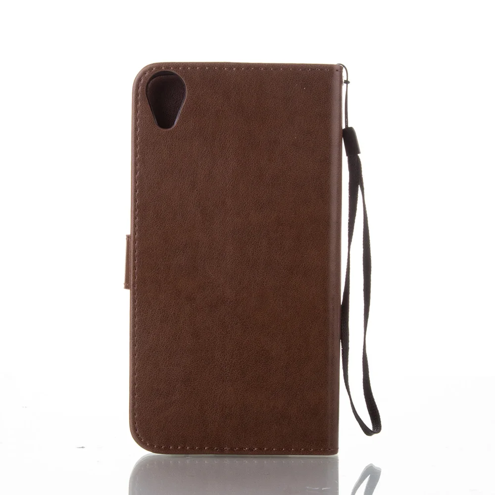 Для htc 820 г случае бабочка кожа флип задняя крышка Wallet чехол для Desire 820G D820 телефон