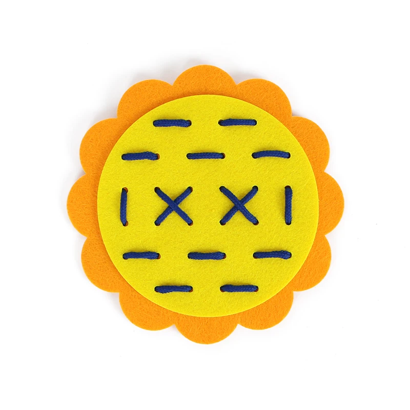 4 шт./компл. войлочная ткань большой цветок детский сад инструменты для обучения