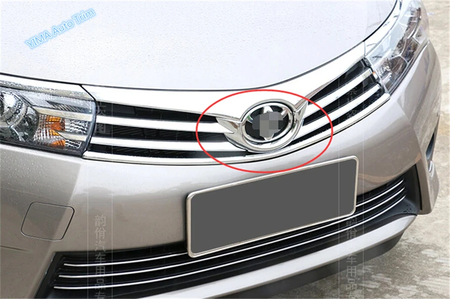 Новый дизайн! Для Toyota Corolla 2014 2015 2016 ABS авто Стайлинг передняя головка гриль эмблема