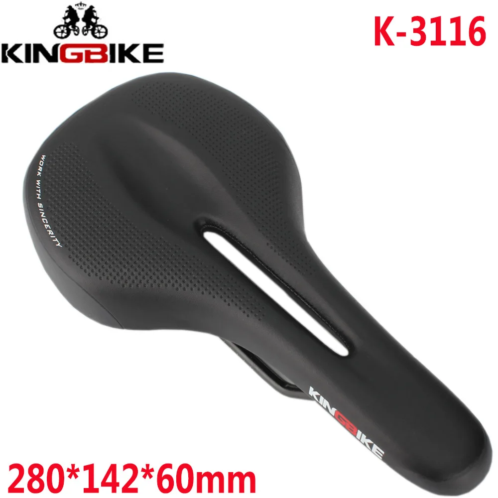 KINGBIKE велосипедное седло углеродное мягкое удобное дышащее седло MTB горное велосипедное седло нескользящее Силиконовое Велосипедное Сиденье - Цвет: K-3116