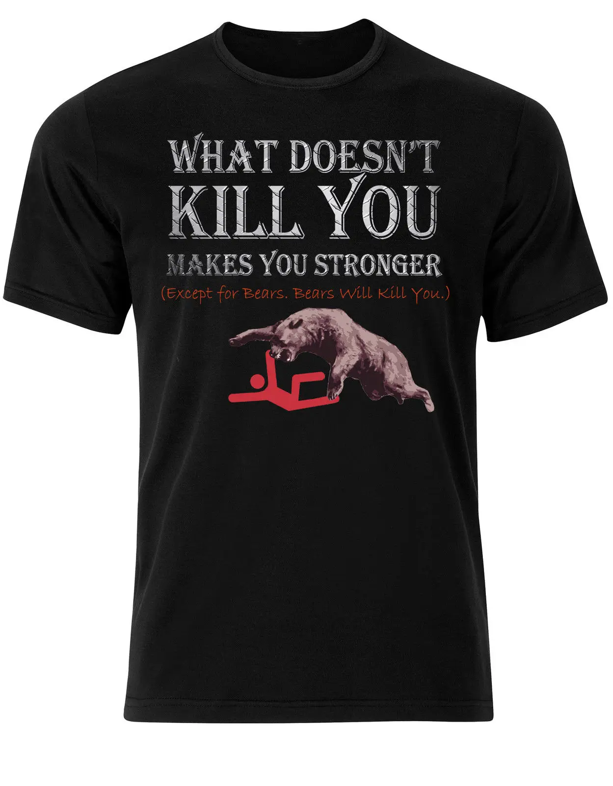 Kill You Bears Funny Parody Teddies Grizzly Mens Tshirt Tee Top AE25 Cool Casual pride t shirt men Unisex New Fashion | Мужская одежда