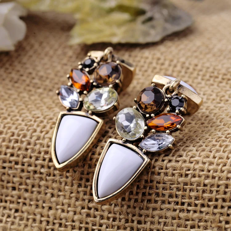 Акриловые геометрические серьги в стиле хип хоп оптовая продажа Бесплатная