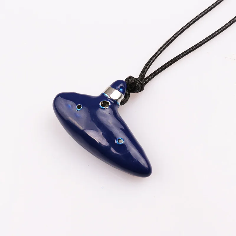The Legend of Zelda Cosplay Ocarina Classical Mini Ocarina Music Instrument Bright Glaze Pottery Woodwind Instrument Gift