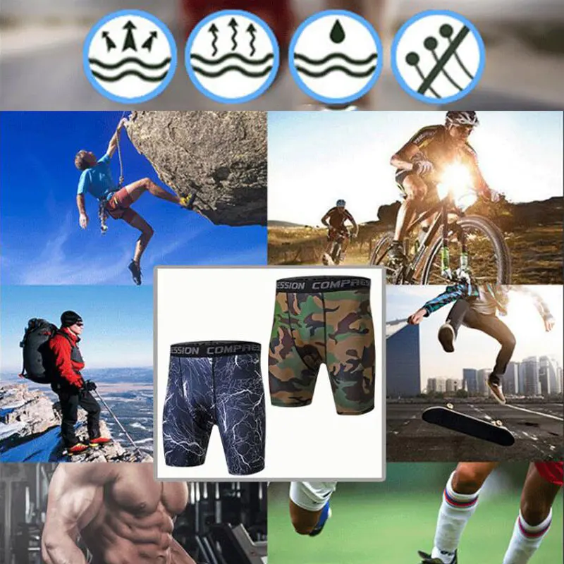 Спортивные шорты для фитнеса черные летние весенние компрессионные колготки с