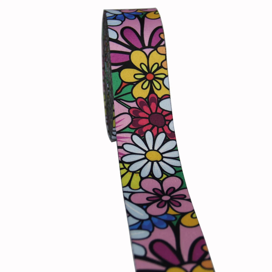 New Arrival Flowers Printed Webbing Polyester Belt Fashion Design For Bag Strap/Backpack | Дом и сад