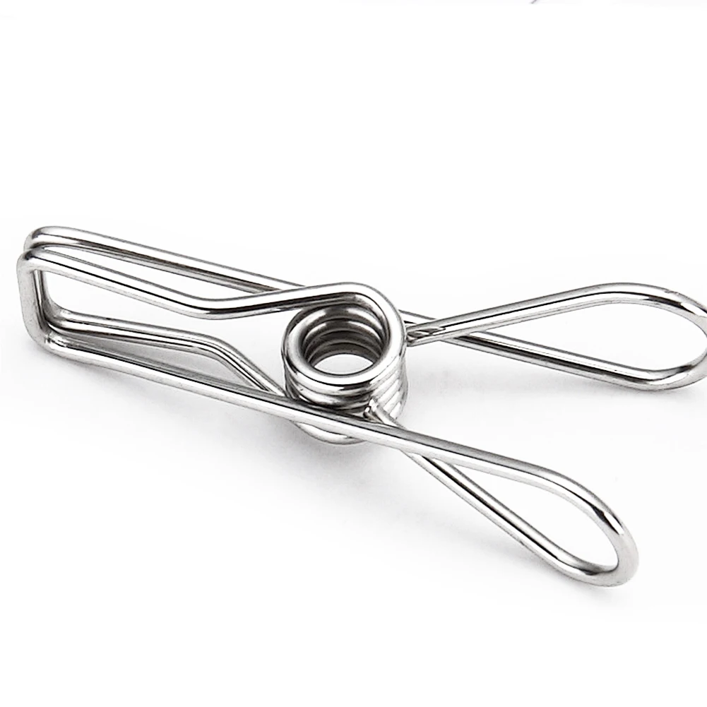 10 шт. булавки для ткани из нержавеющей стали подножки белья вешалки зажимы кухни