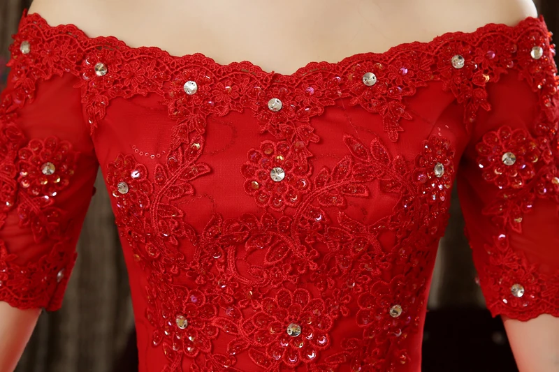 Бесплатная доставка 2020 новые дизайнерские красные белые свадебные платья с