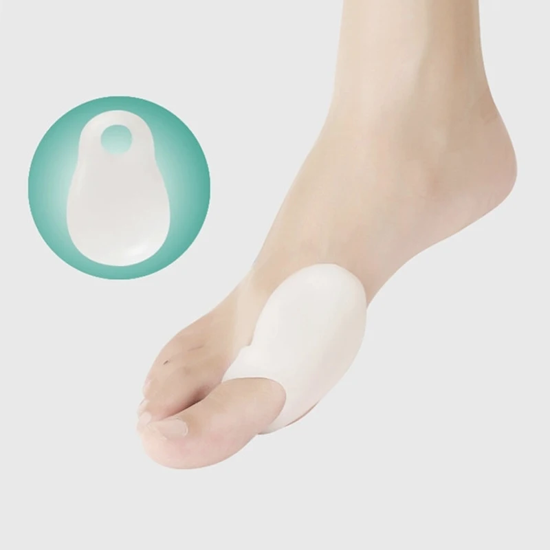 

8 Pieces=4 Pairs Silicone Metatarsal Anti-friction Cover Pain In Big Toe Protective Sleeve Hallux Valgus Pain Care Sleeve