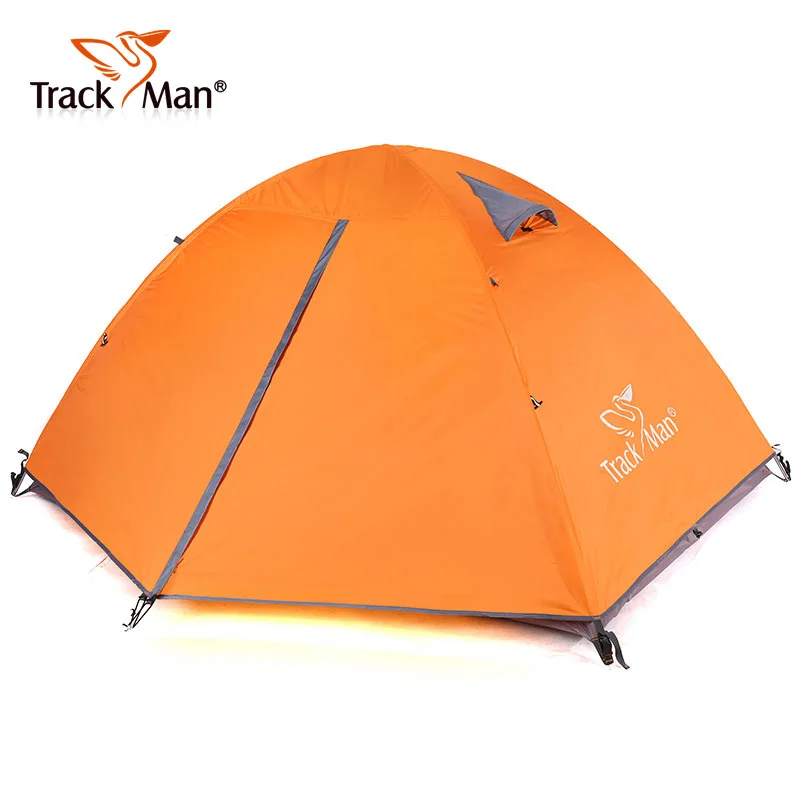 TrackMan Кемпинг Открытый палатки 2 человек с одной спальней двухслойные 3 сезон