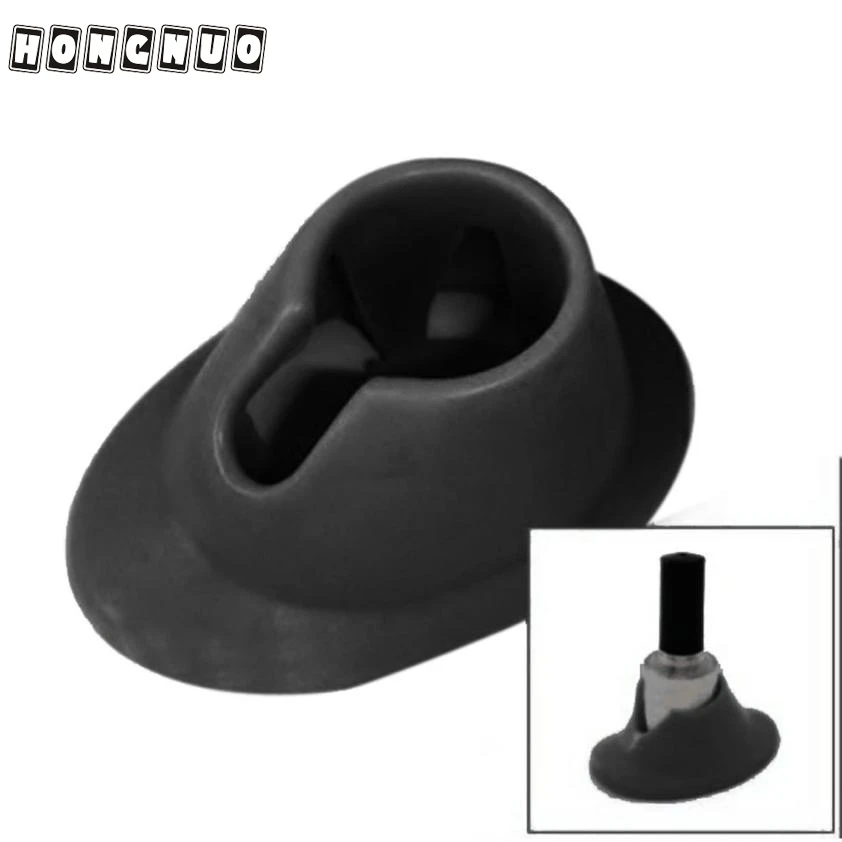 Lots 2 Pro White Rubber Nail Polish Bottle Holder For Art Varnish Seat Tool New fed15 |