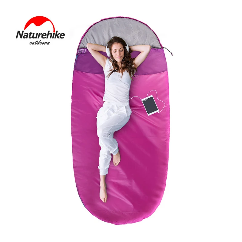 NatureHike NH80S002-D Мумия спальный мешок 3 сезон для кемпинга Пешие прогулки альпинизмом путешествия с компрессионным мешком
