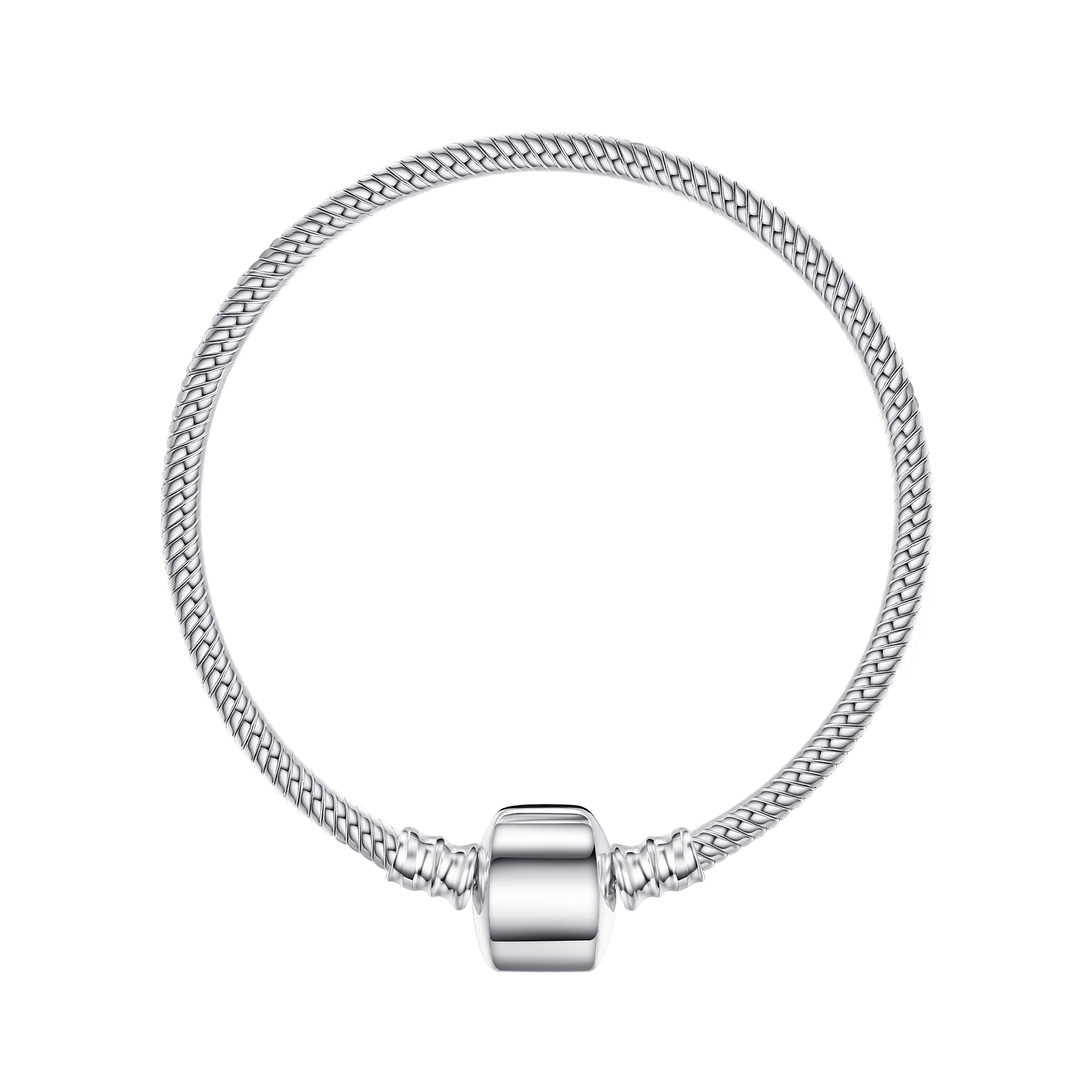 Jewelrypalace 925 Sterling Silver Bracelet Snake Chain Bangle Bracelets For Women Fit Beads Charms original | Украшения и