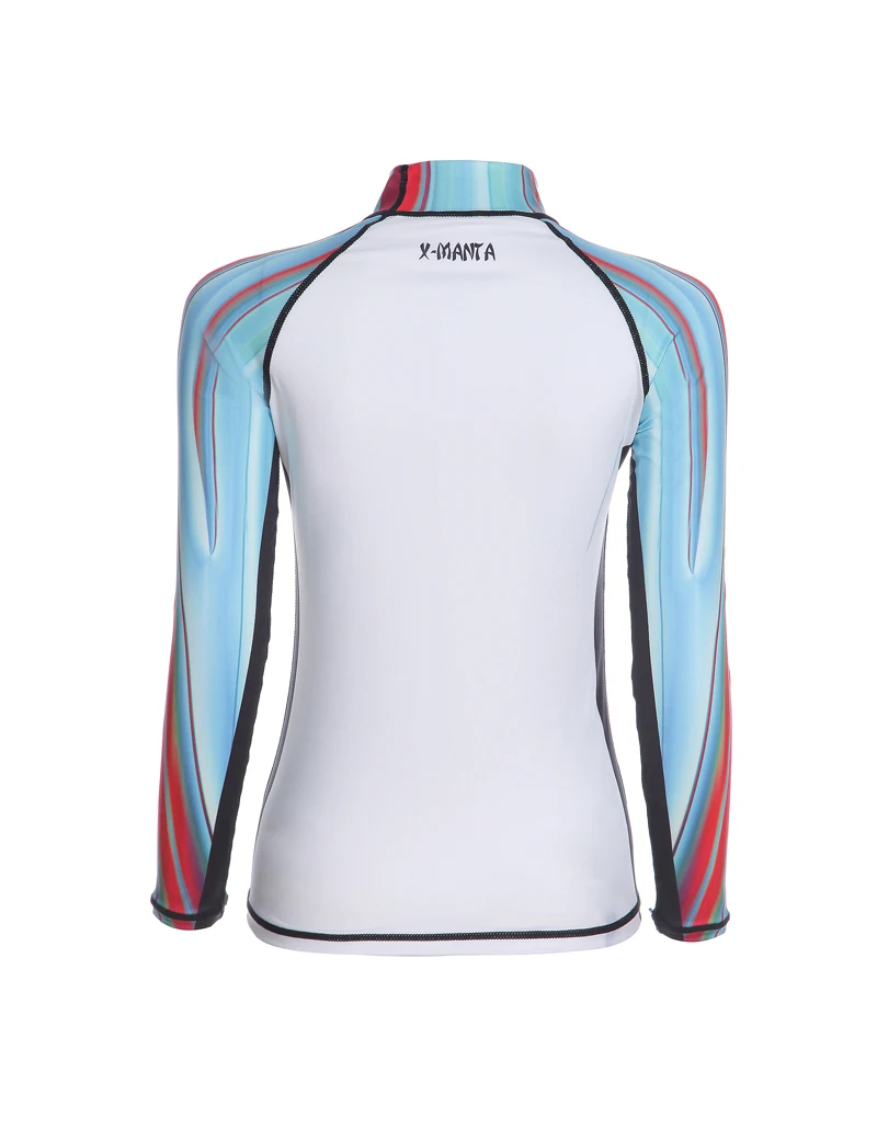 

New Long Sleeve Print Surf Swimwear Rash Guard Women Swim Tops+ Pants Leggings 2 Piece Set Sun-Protective Rashguard