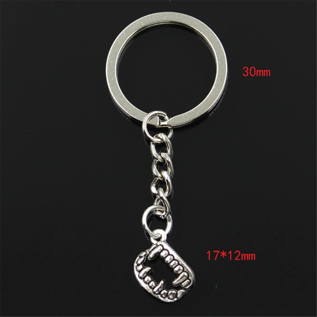 Новинка модный мужской брелок 30 мм DIY металлический держатель винтажная цепочка