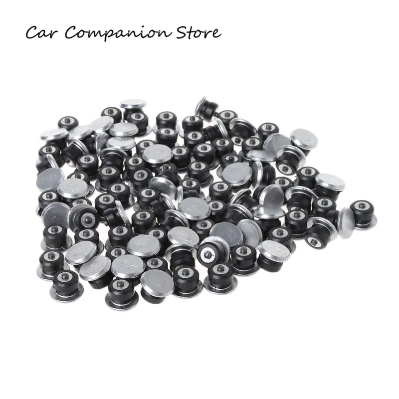 

100pcs Car Tire Anti-slip Sleeve Studs Screws Cleats Spikes Wheel Winter Protection