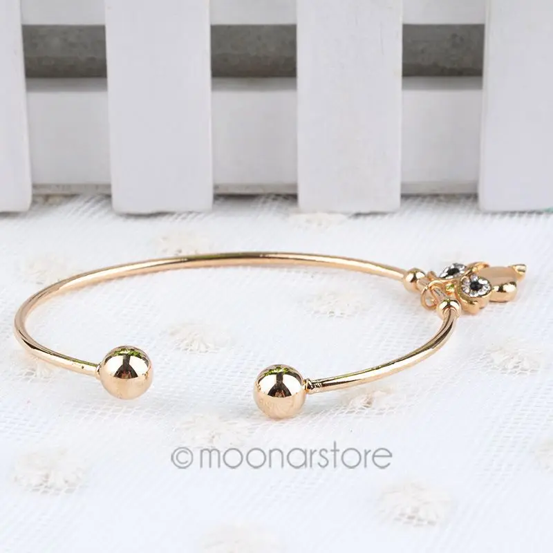 Женские браслеты с подвеской в виде совы винтажные опалом M * MHM596 # M1|bracelets for|bracelets