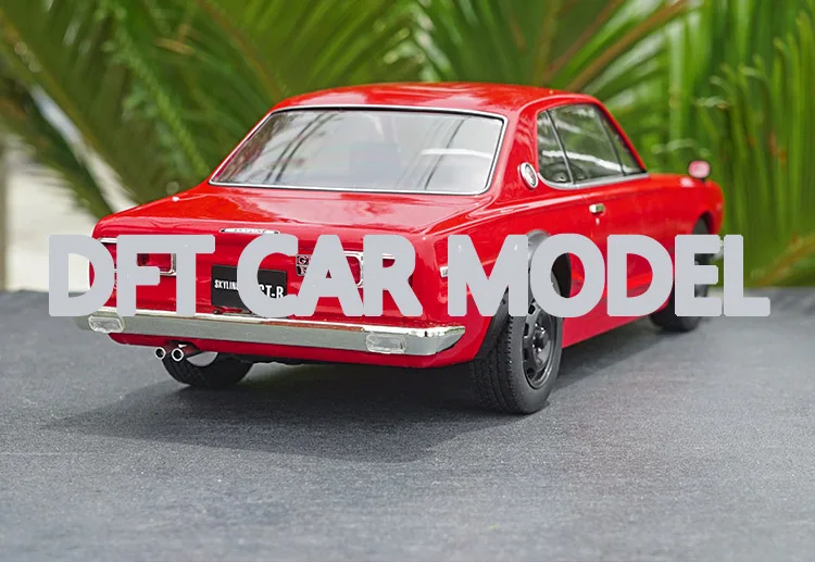 1:18 Масштаб игрушечный автомобиль из сплава ttipple 9 SKYLINE GTR KPGC10 GT-R модель спортивного автомобиля детская игрушечная машинка авторизованный