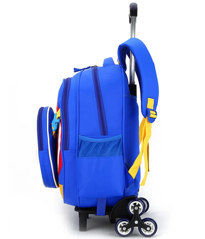 High Quality Triple Wheels Children School Bag Detachable Backpack Fashion Trolley Kids Backpacks Children Trolley School Bag