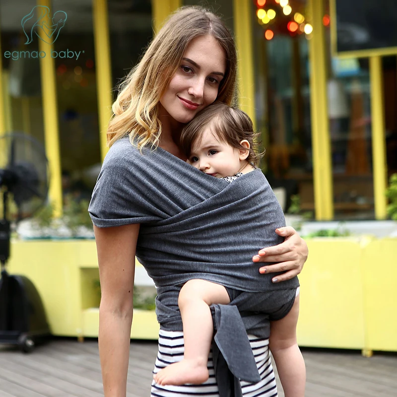NewBaby переноска для младенца слинг рюкзак удобный Модный мягкий натуральный обертывание от 0 до 2 лет дышащий хлопок Хипсит уход чехол