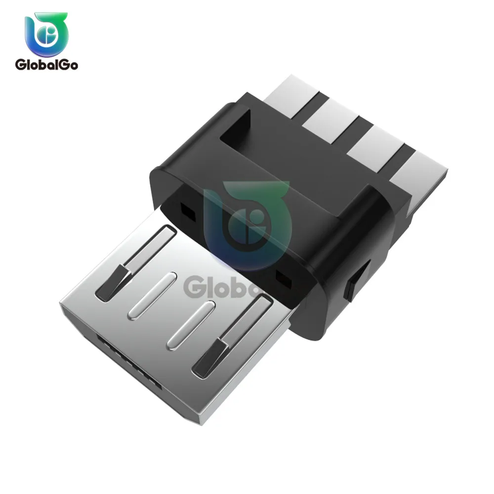 10 шт./лот микро USB разъем типа папа комплект сделай сам с чехлами мини разъемы