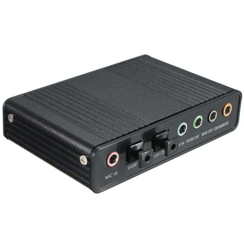 USB 7,1 канал внешняя оптическая аудио волоконная Звуковая карта S/PDIF для ноутбука ПК компьютер Звуковая дорожка для HTPC домашний кинотеатр