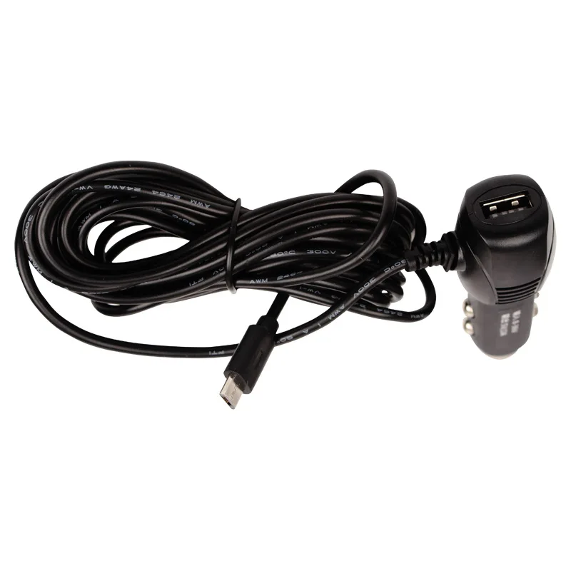 Адаптер для автомобильного зарядного устройства Mini / Micro USB 5 В 2 а с кабелем 3