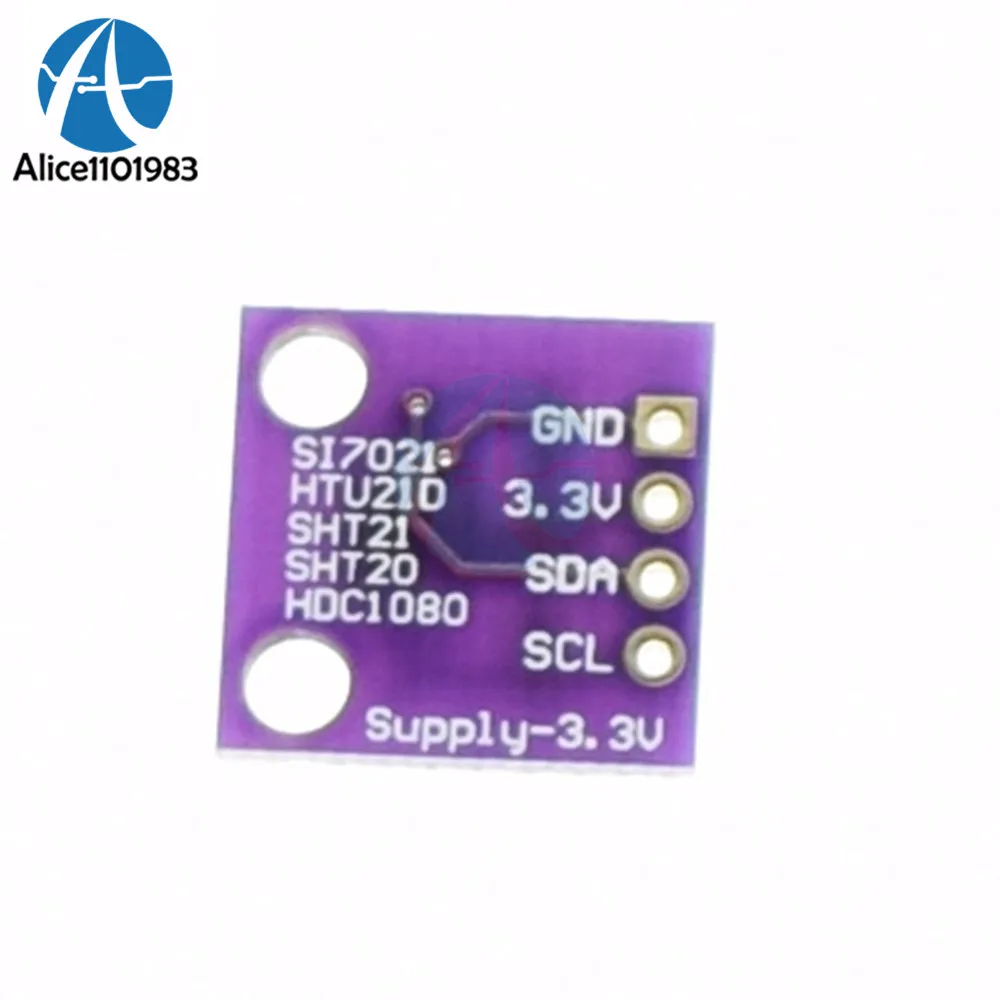 GY-213V-HTU21D датчик температуры и влажности I2C Замена модуля SHT21 SI7021 HDC1080 | Электронные