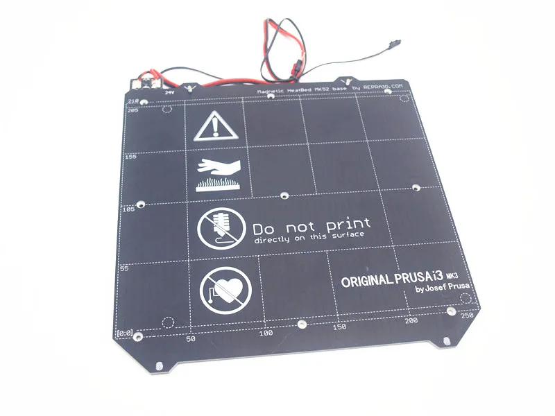 Funssor Prusa i3 MK3 3D принтер Y каретки с Подогревом Комплект проводки Thermistor магнитом для