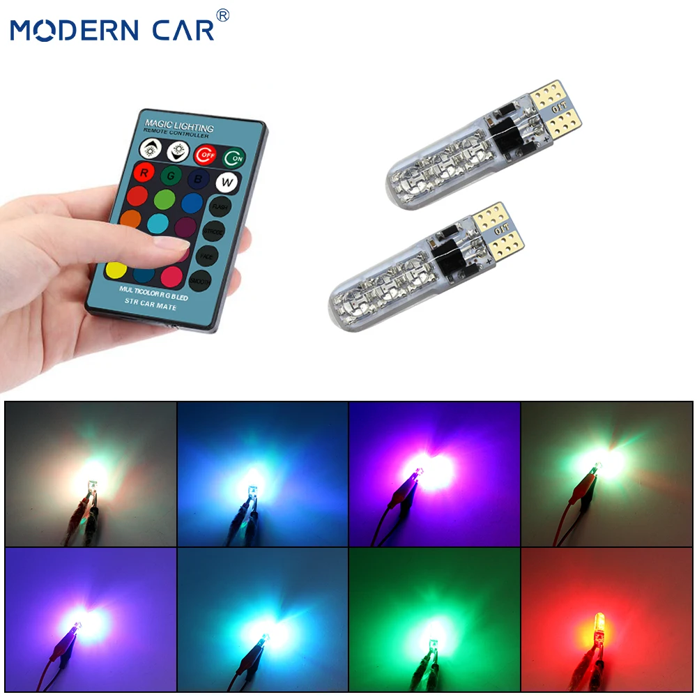 2 шт. Автомобильные светодиодные лампы T10 W5W 194 501 6SMD|Сигнальная лампа| |