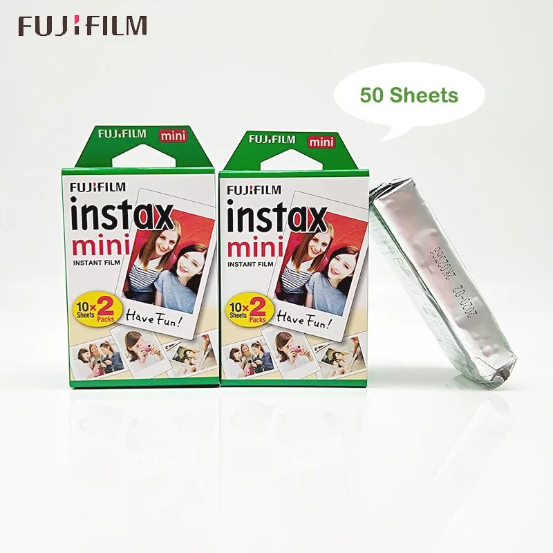 10-100 листов Fujifilm Instax Mini белая пленка мгновенная фотобумага для Instax Mini 9 8 7s 90 70 25 камера SP-2 SP1 Liplay принтер