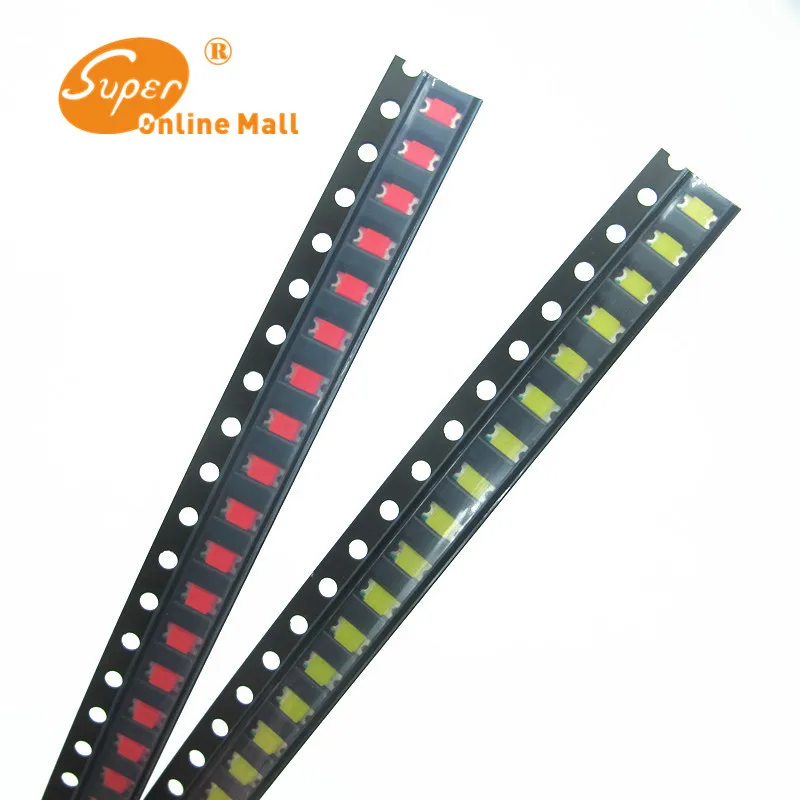1000 шт SMD 1206 led Зеленый супер яркий светодиодный свет диодный прозрачный DIY