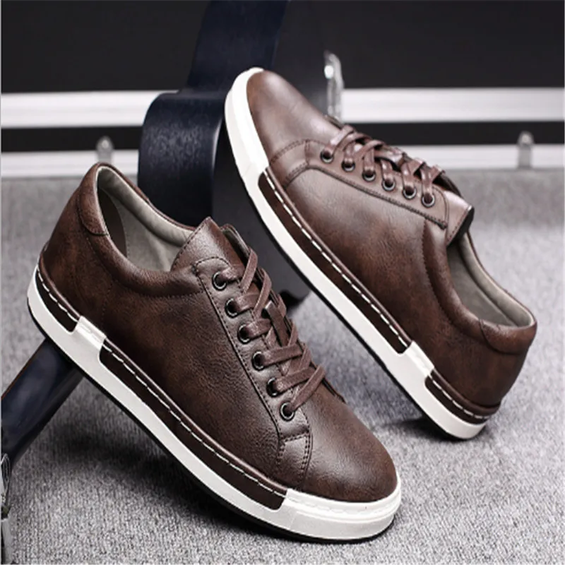 Male students in the tide shoes autumn men's breathable Korean version of trend wild casual canvas increased | Тематическая