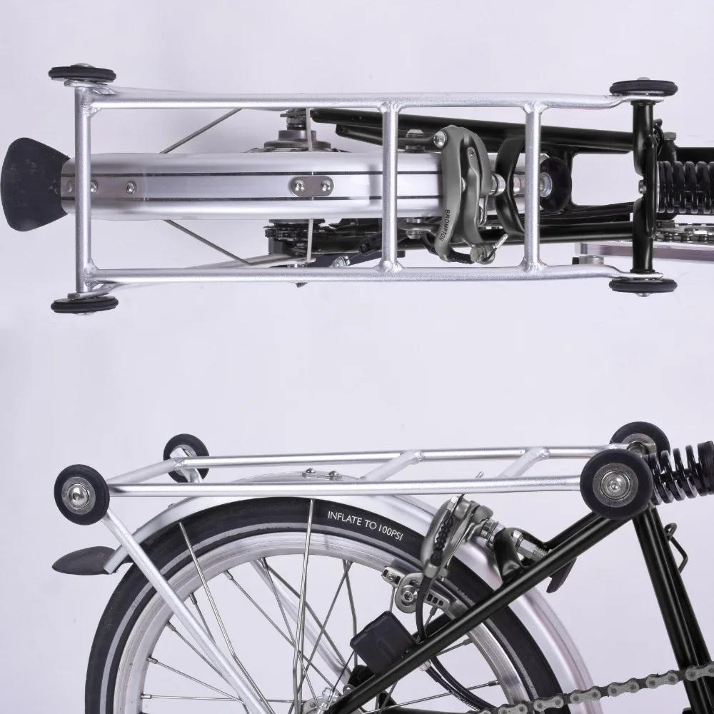 Велосипедная стойка для велосипеда Brompton Cargo racks с 4 шт 50 мм легкое колесо